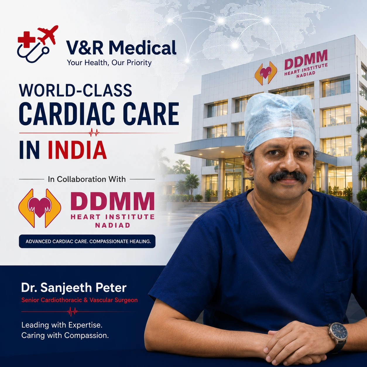 VNR Medical Service β world-class cardiac care in India with Dr. Sanjeeth Peter at DDMM Heart Institute